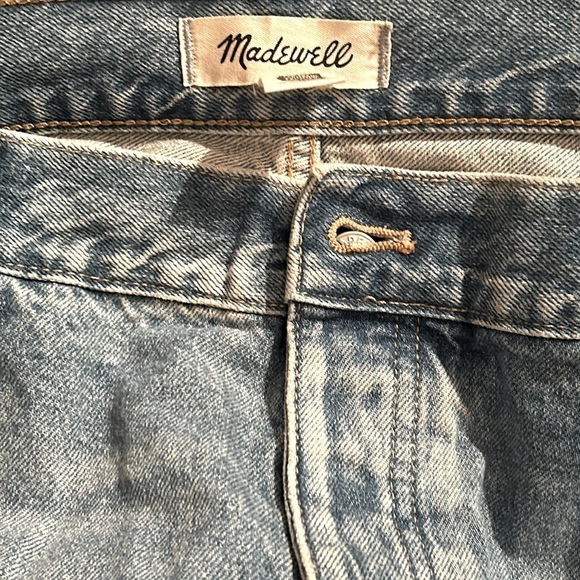 NWOT Madewell Low-Slung Straight Jeans in Olvera Wash Size 33 - Picture 5 of 16